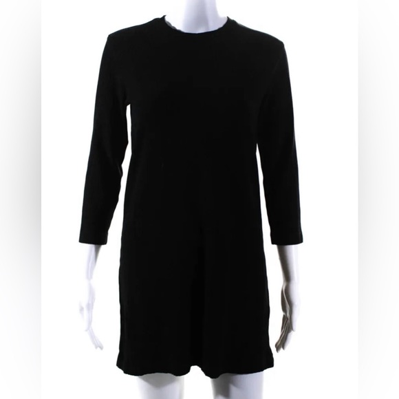 NWOT Reformation Wednesday Black Ribbed Knit Dress🖤🖤🖤 - Picture 5 of 13